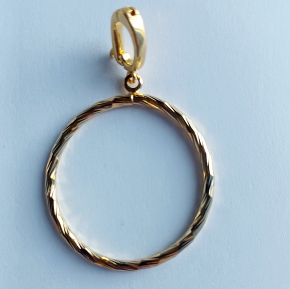 Joan Rivers Classic Collection Gold Plate Interchangeable Pendant Necklace New! - Picture 3 of 6